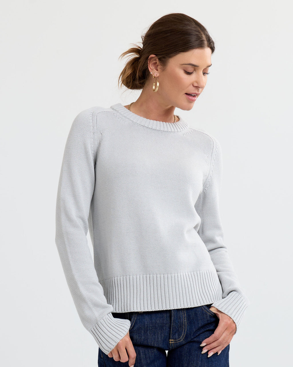 Cotton Silk Crew