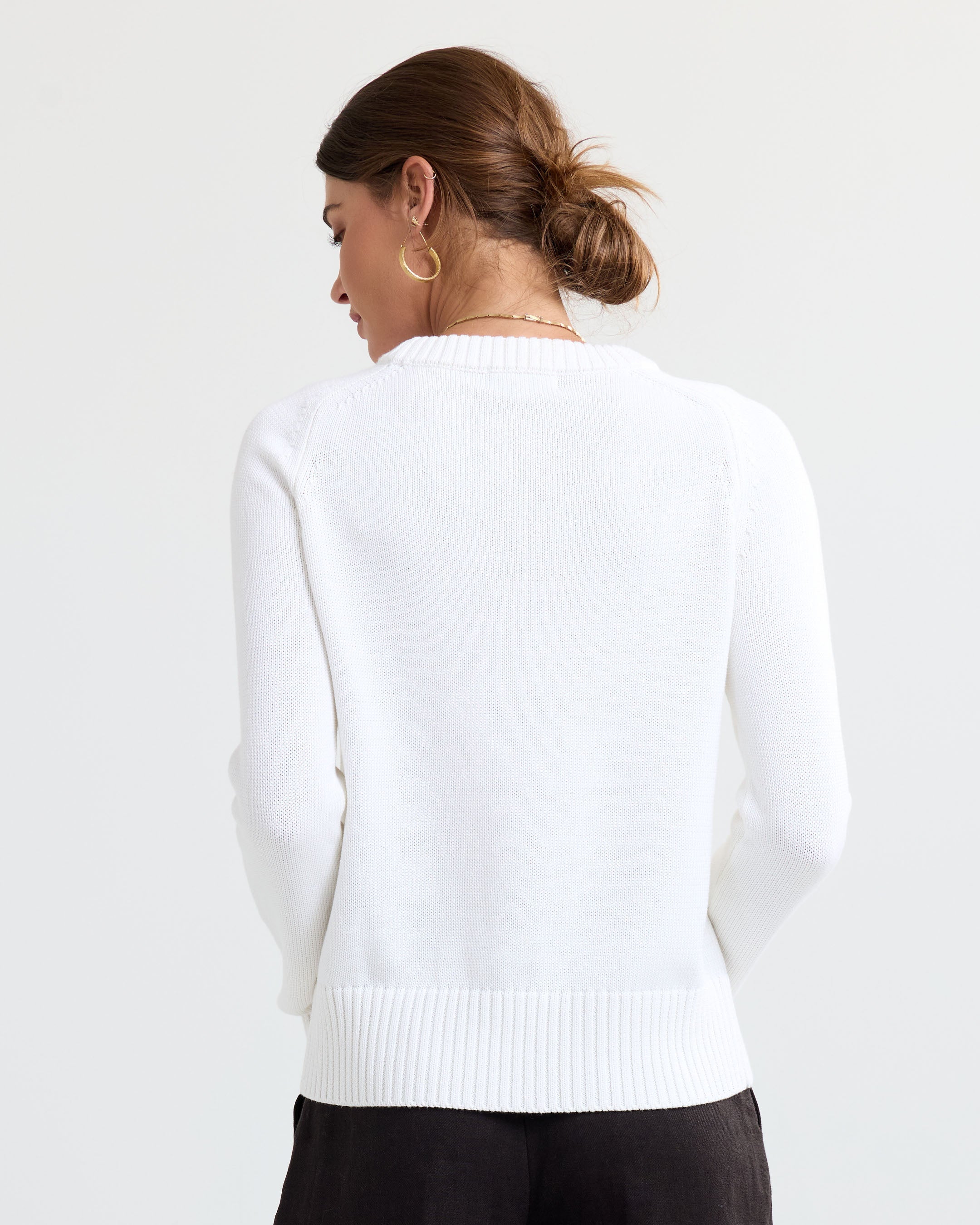 Cotton Silk Crew