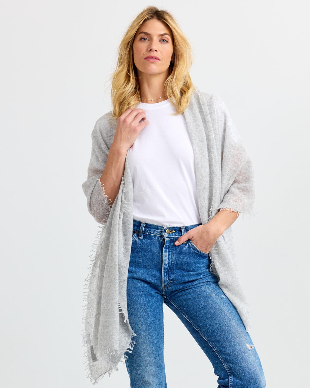 Felted Cashmere Scarf