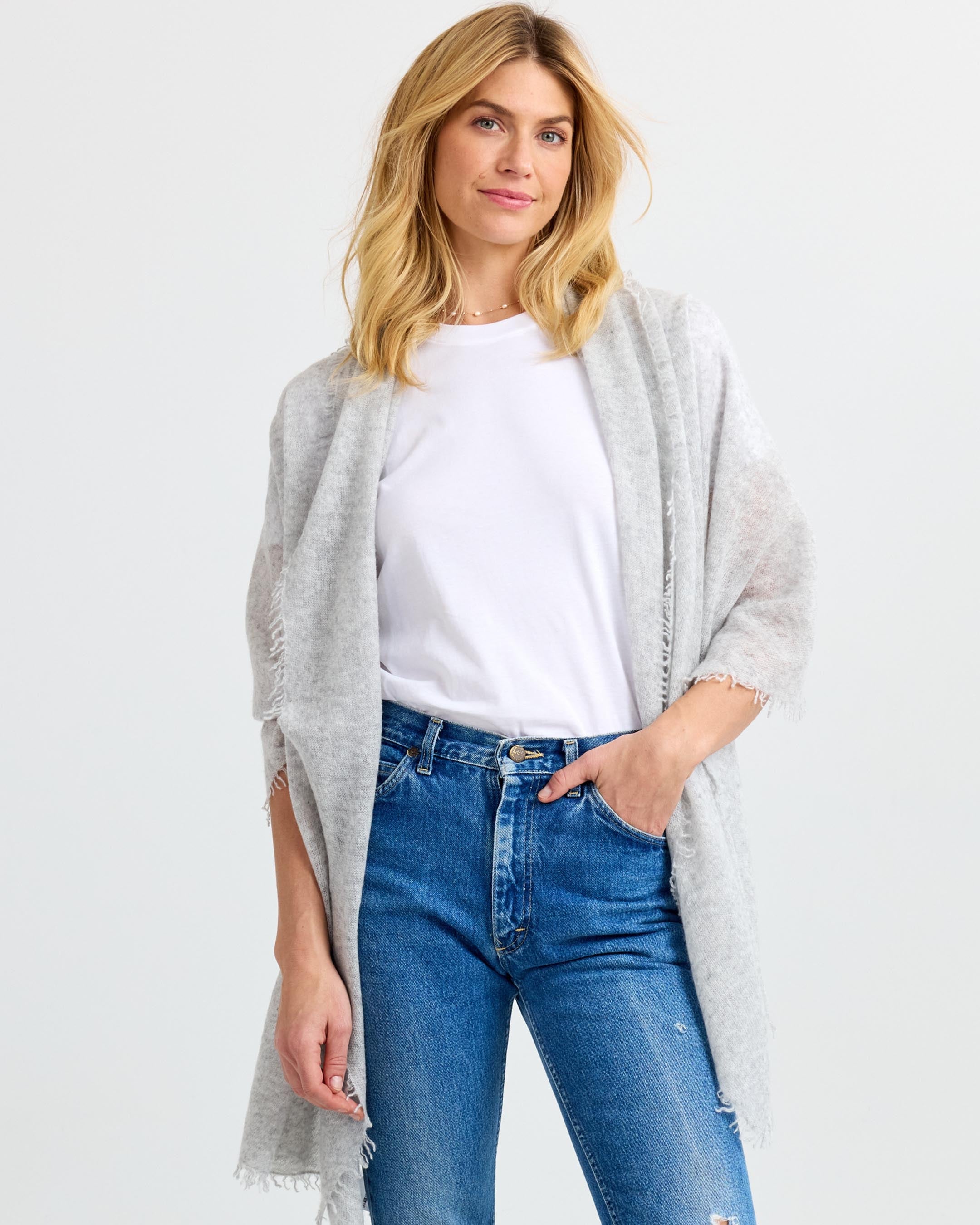 Felted Cashmere Scarf