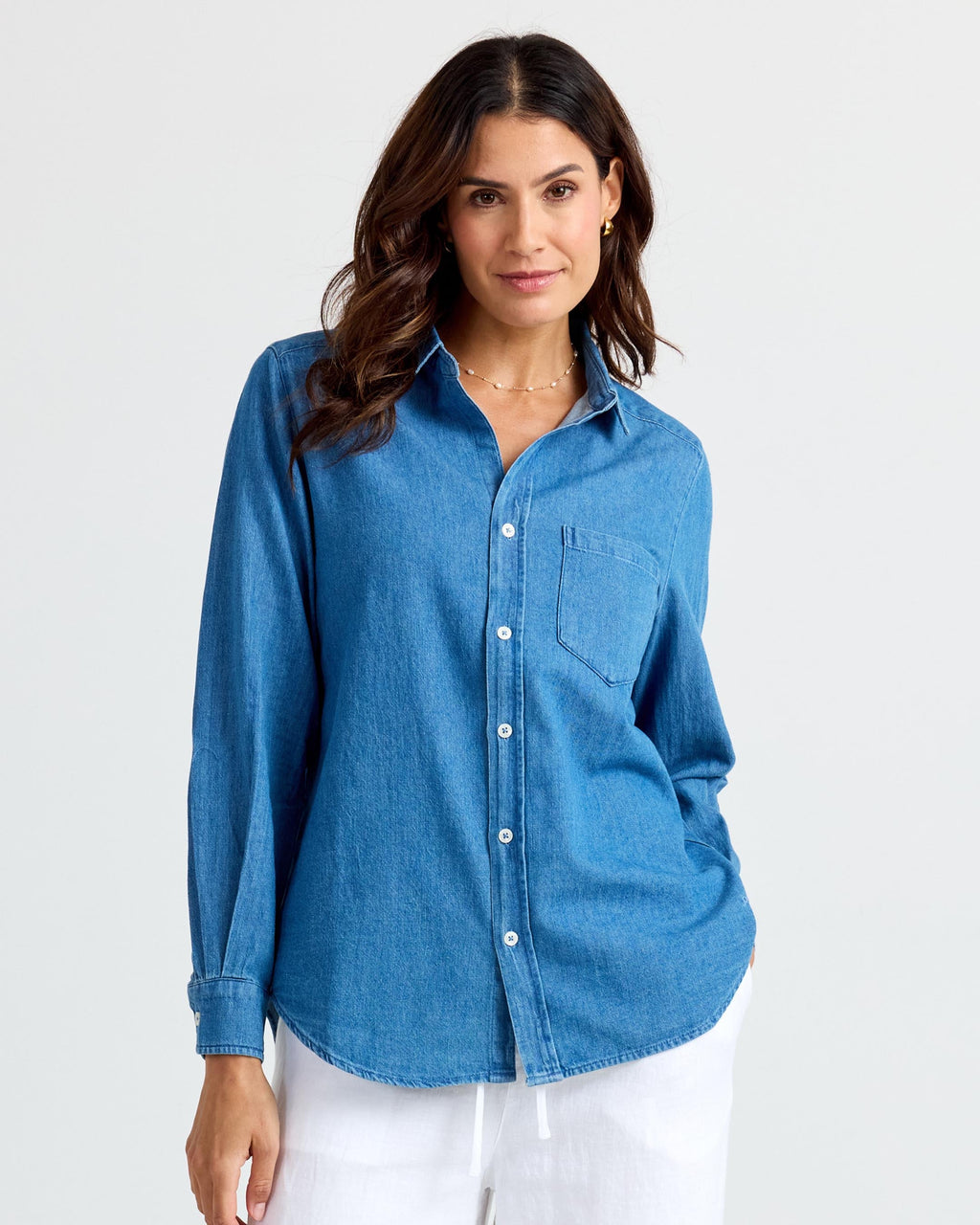 Classic Denim Button Up