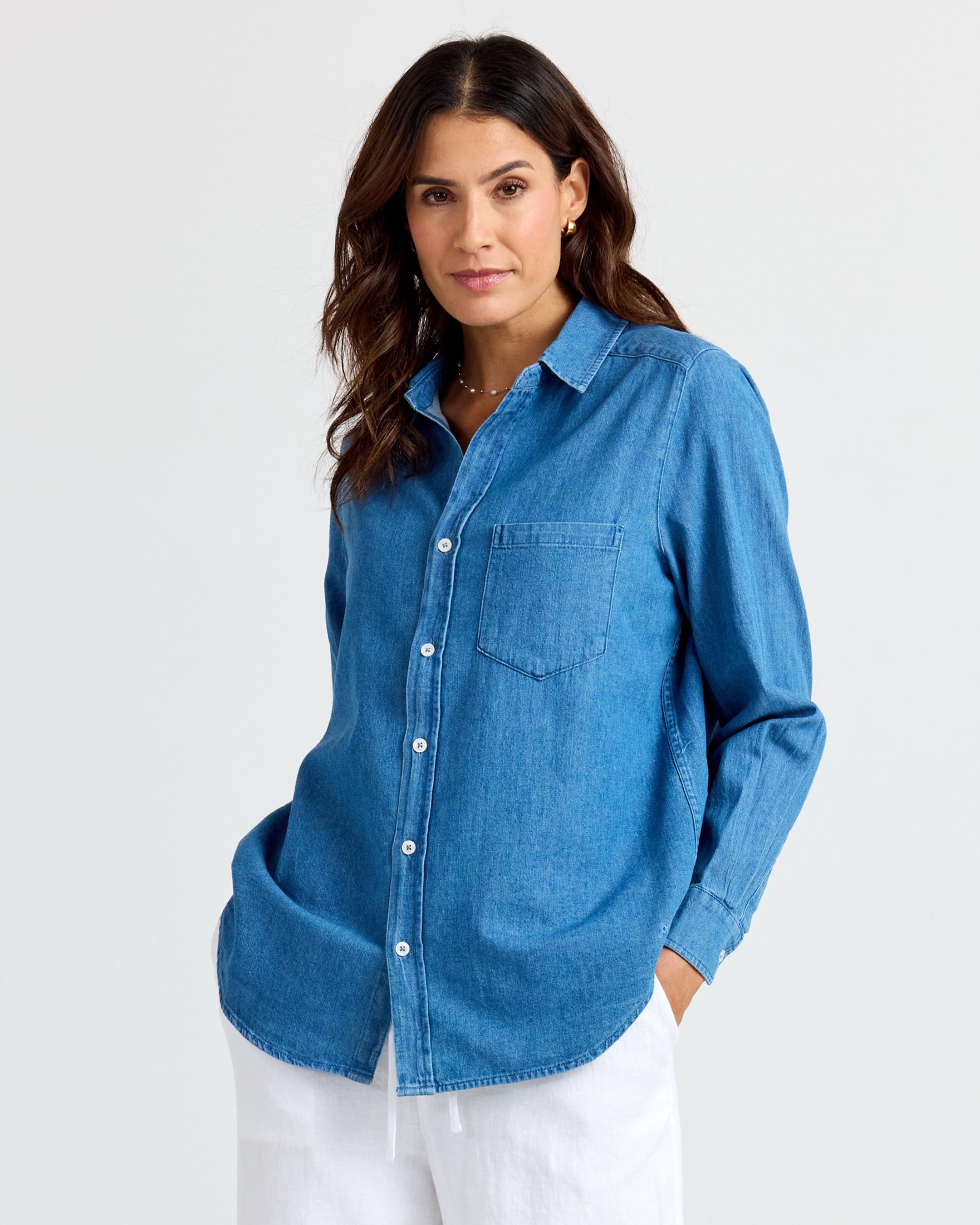 Classic Denim Button Up