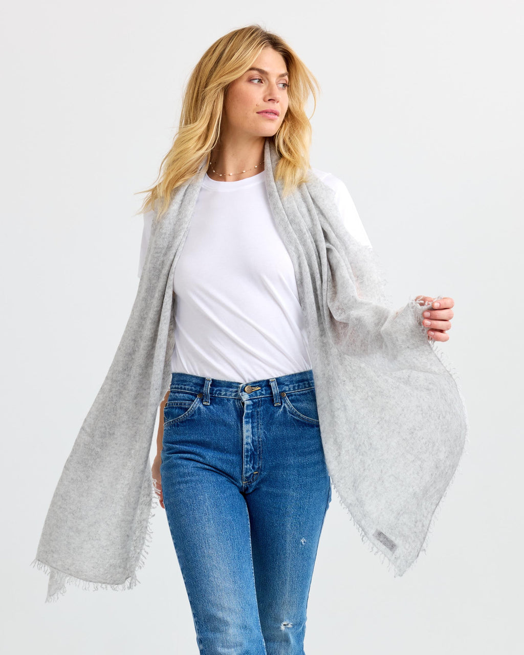 Felted Cashmere Scarf