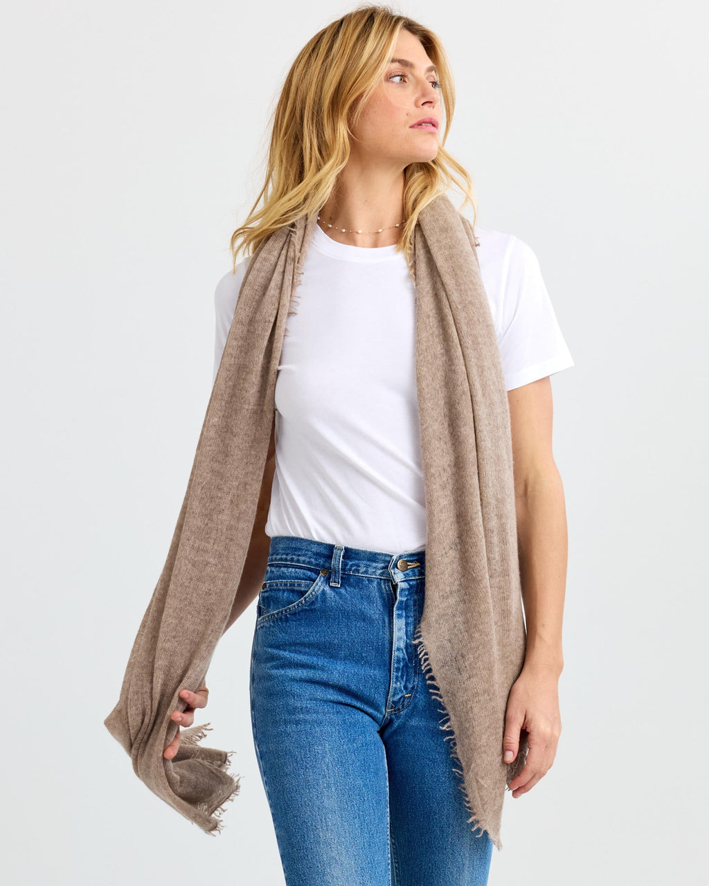 Felted Cashmere Scarf