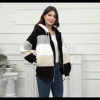 Islae™ | Elegant Faux Fur Hooded Jacket