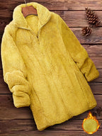 Yara™ | Elegant Zip-Up Fleece Coat