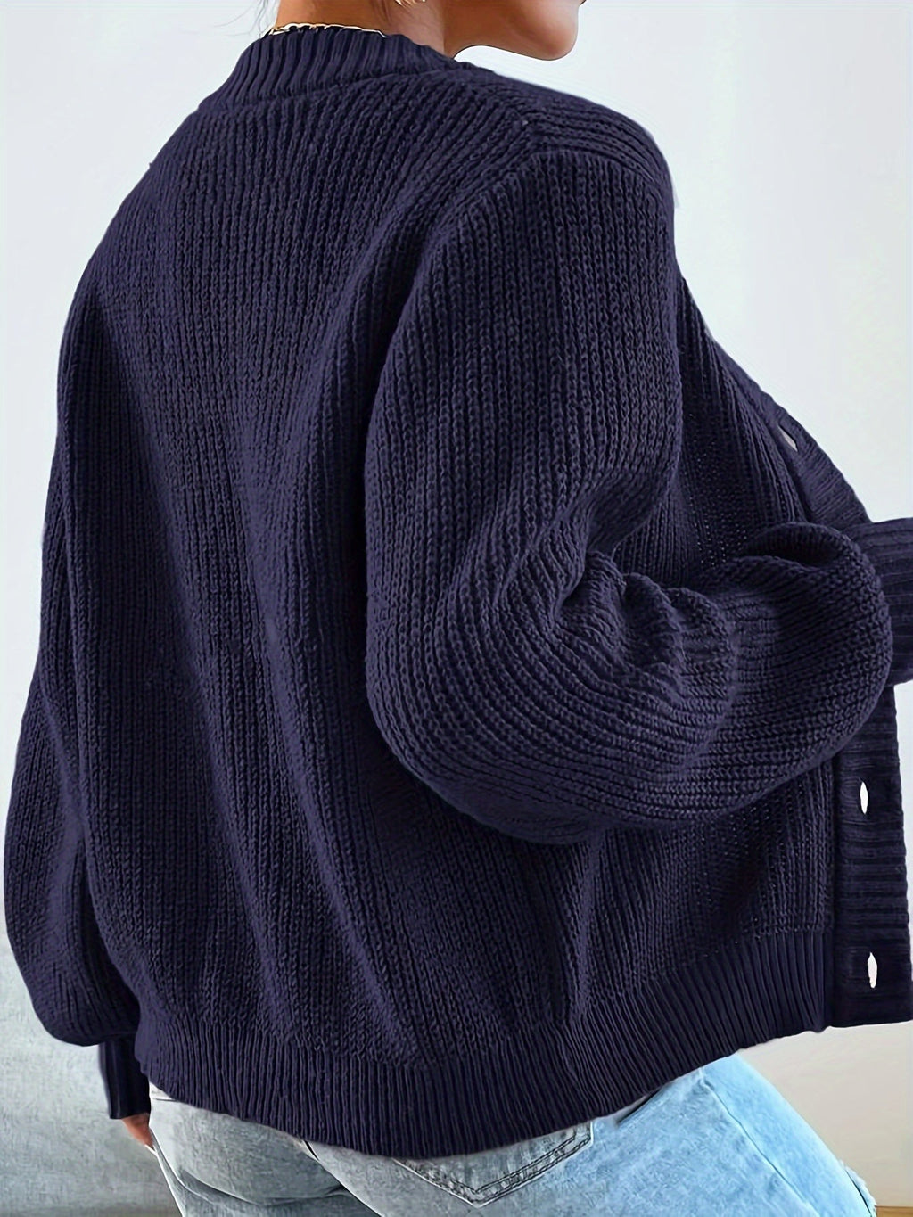 Annabelle™ | Soft Emerald Cardigan, Casual Elegance