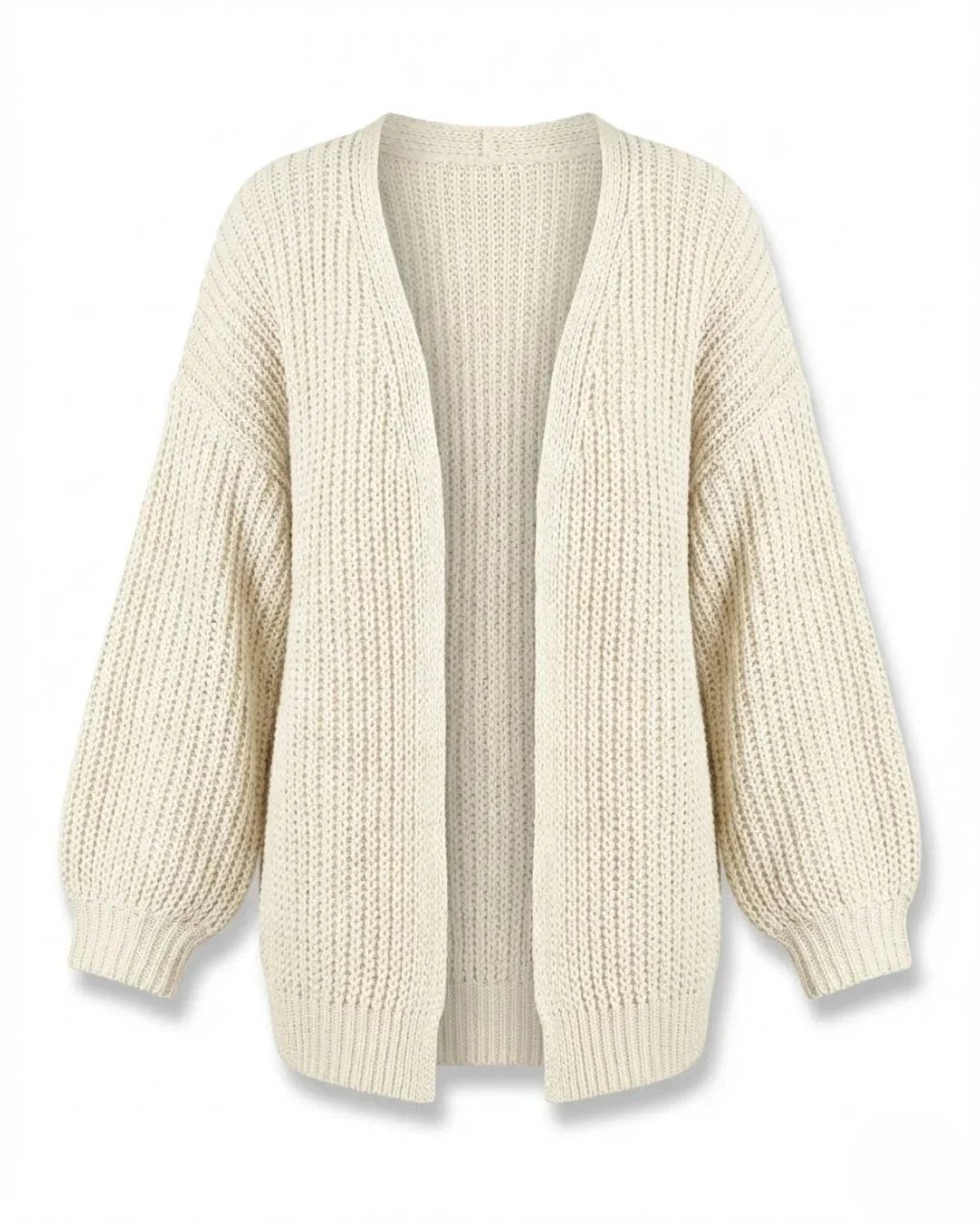 Katya™ | Chunky Knit Oversized Open Cardigan