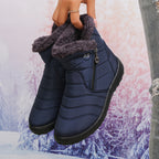 Lucero™ | Quilted Fleece-Lined Zip Winter Boots
