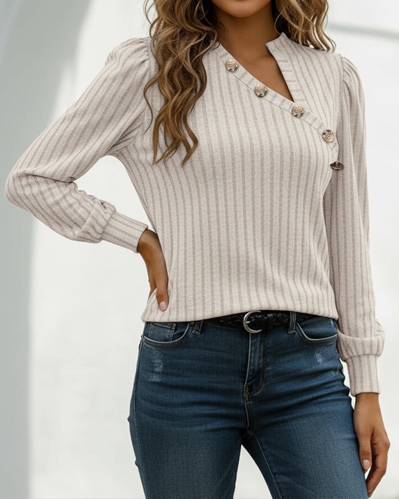 Avery™ | ribbed knit sweater top
