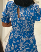 Charming Floral Smocked Tiered Maxi Dress