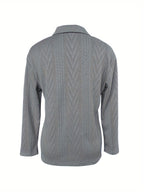 Maylis™ | Elegant Sweater Zip-Up Top