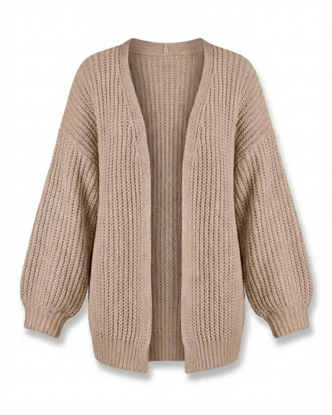 Katya™ | Chunky Knit Oversized Open Cardigan