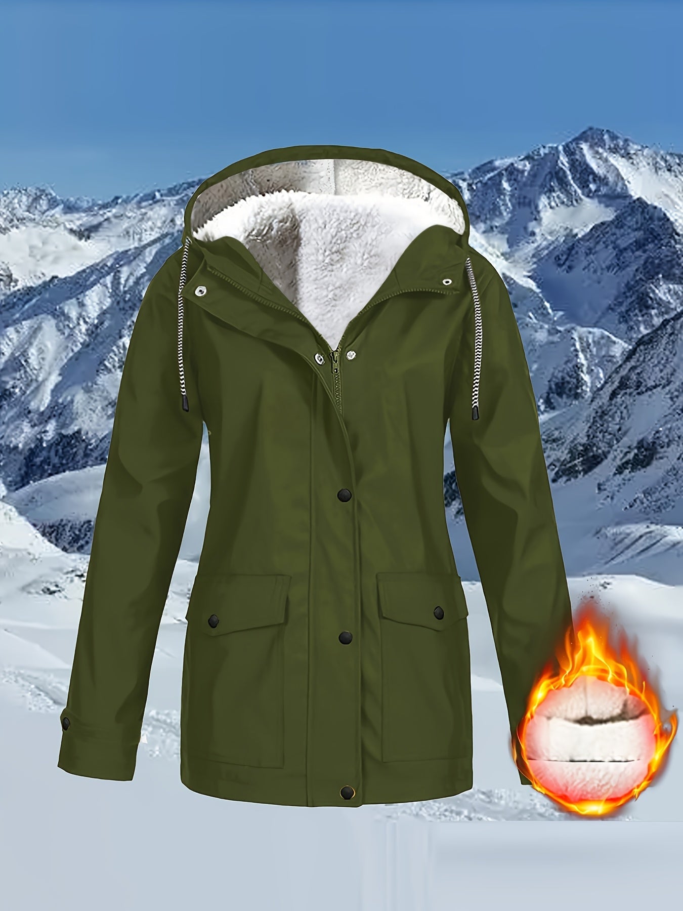 Zara™ | Warm-Lined & Water-Resistant Hooded Parka Jacket