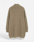 Isadora™ | Ribbed Knit Open-Front Long Cardigan