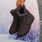 Lucero™ | Quilted Fleece-Lined Zip Winter Boots