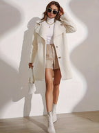 Lyra™ | Elegant Single-Breasted Coat