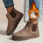 Marisol™ | Fleece-Lined Chelsea Winter Ankle Boots
