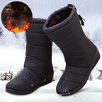 Calanthe™ | Quilted tassel-drawstring mid-calf winter boots