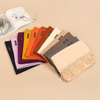 Classic Warm Cashmere Winter Scarf