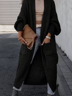 Suri™ | Elegant Deep V-Neck Cardigan - Comfort and Elegance