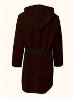 Valentina™ | Zip-Front Drawstring-Waist Hooded Parka Coat