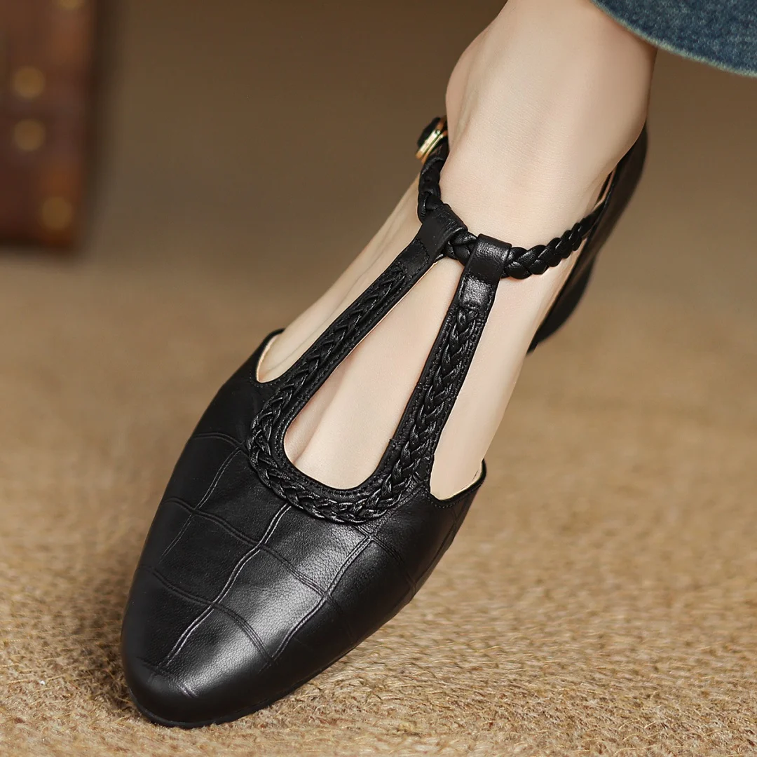 Veronica™ | Elegant Leather Sandals