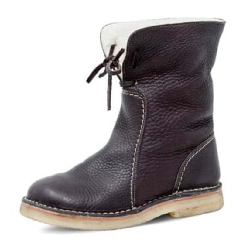 Clara™ | Waterproof Leather Orthopedic Snow Boots