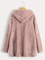 Amona™ | Hooded Plush Coat