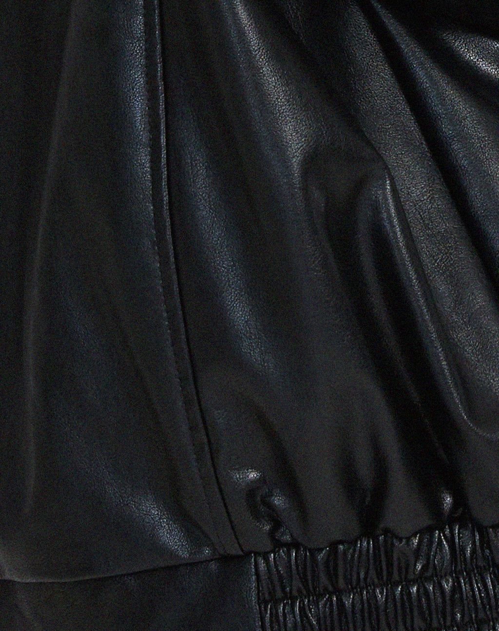 Loose Leather Jacket for Women