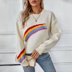 Eliza™ | Casual and Comfortable Rainbow Sweater