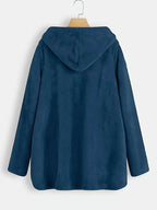 Amona™ | Hooded Plush Coat