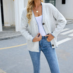 Skye™ | Casual Cotton-Acrylic Blend Cardigan