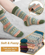 Thermal Fashion Wool Socks (5-Pack)