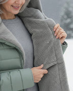 Grazia™ | Hooded fleece-lined puffer coat