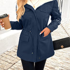 Vera™ | Sherpa-Lined Drawstring-Waist Parka Coat