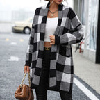 Mae™ | Casual Plaid Cardigan