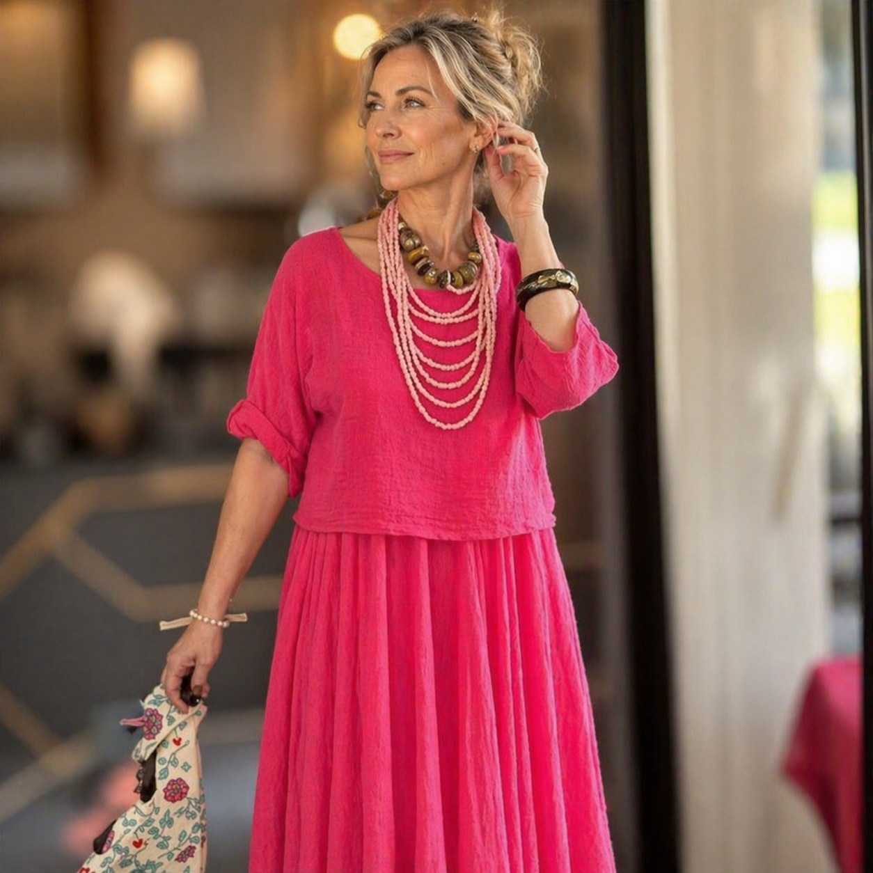 Sophisticated Layered Two-Piece Set