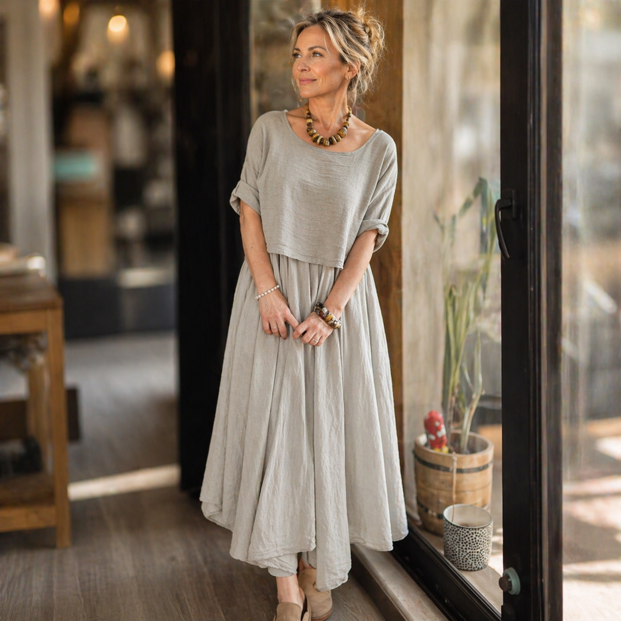 Sophisticated Layered Two-Piece Set