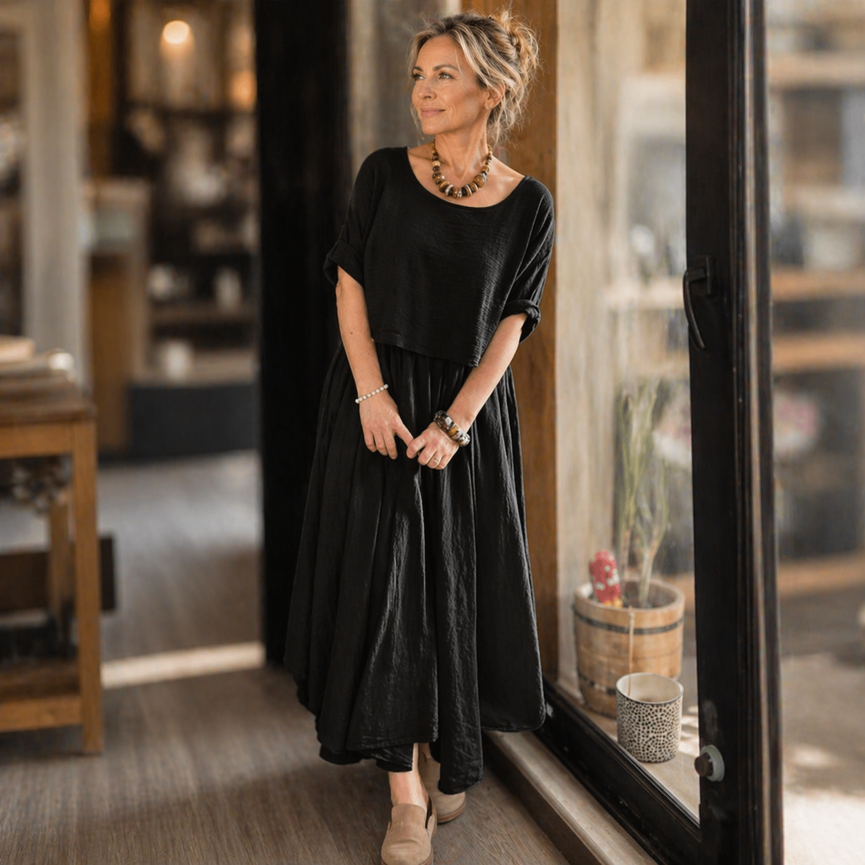 Sophisticated Layered Two-Piece Set