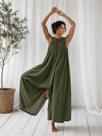 Nivada™ | Elegant Pleated Jumpsuit