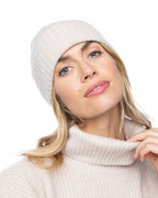 Cashmere Ribbed Hat