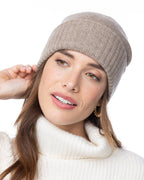Cashmere Ribbed Hat