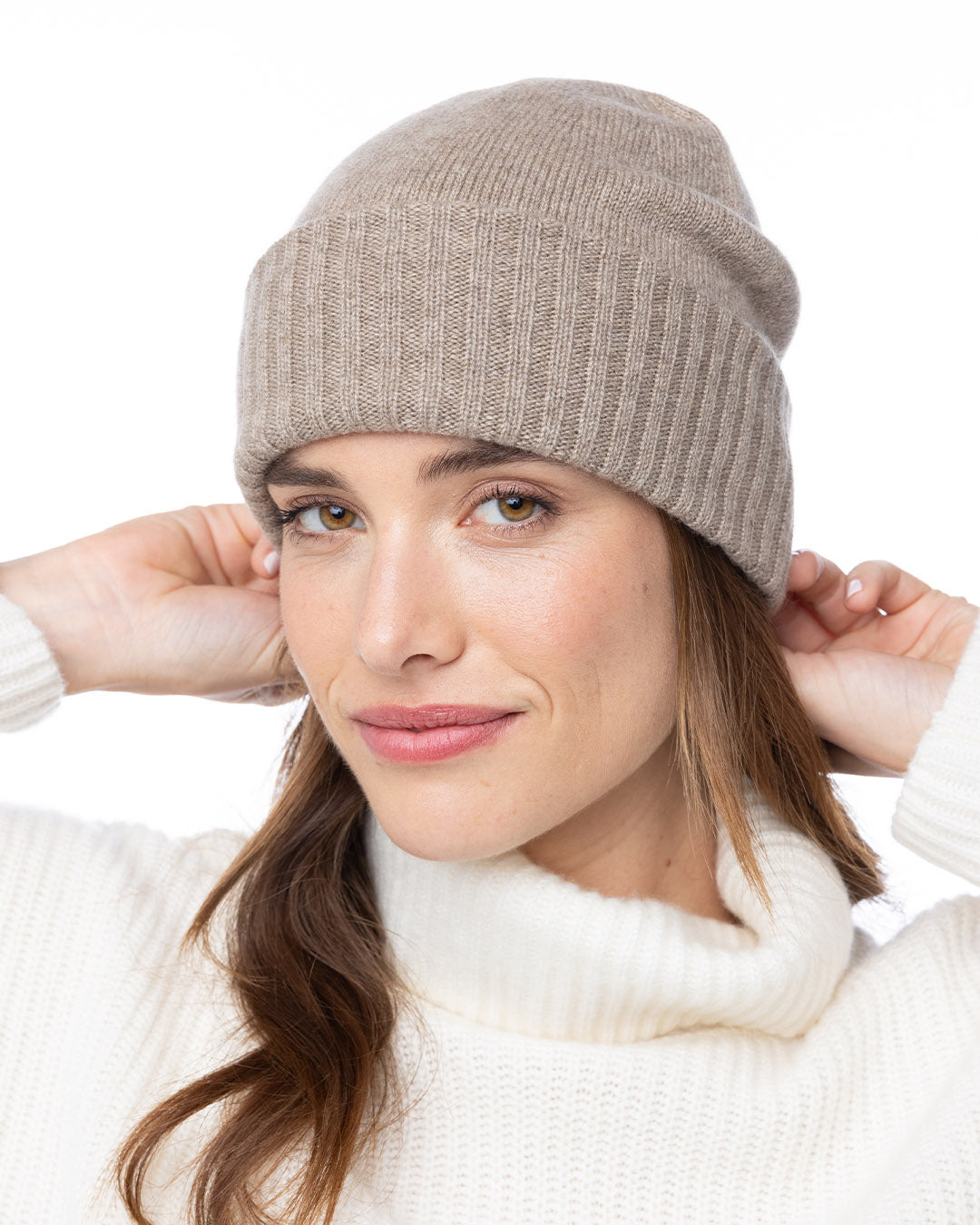 Cashmere Ribbed Hat