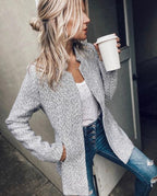 Nalera™ | Elegant Long Wool Blazer