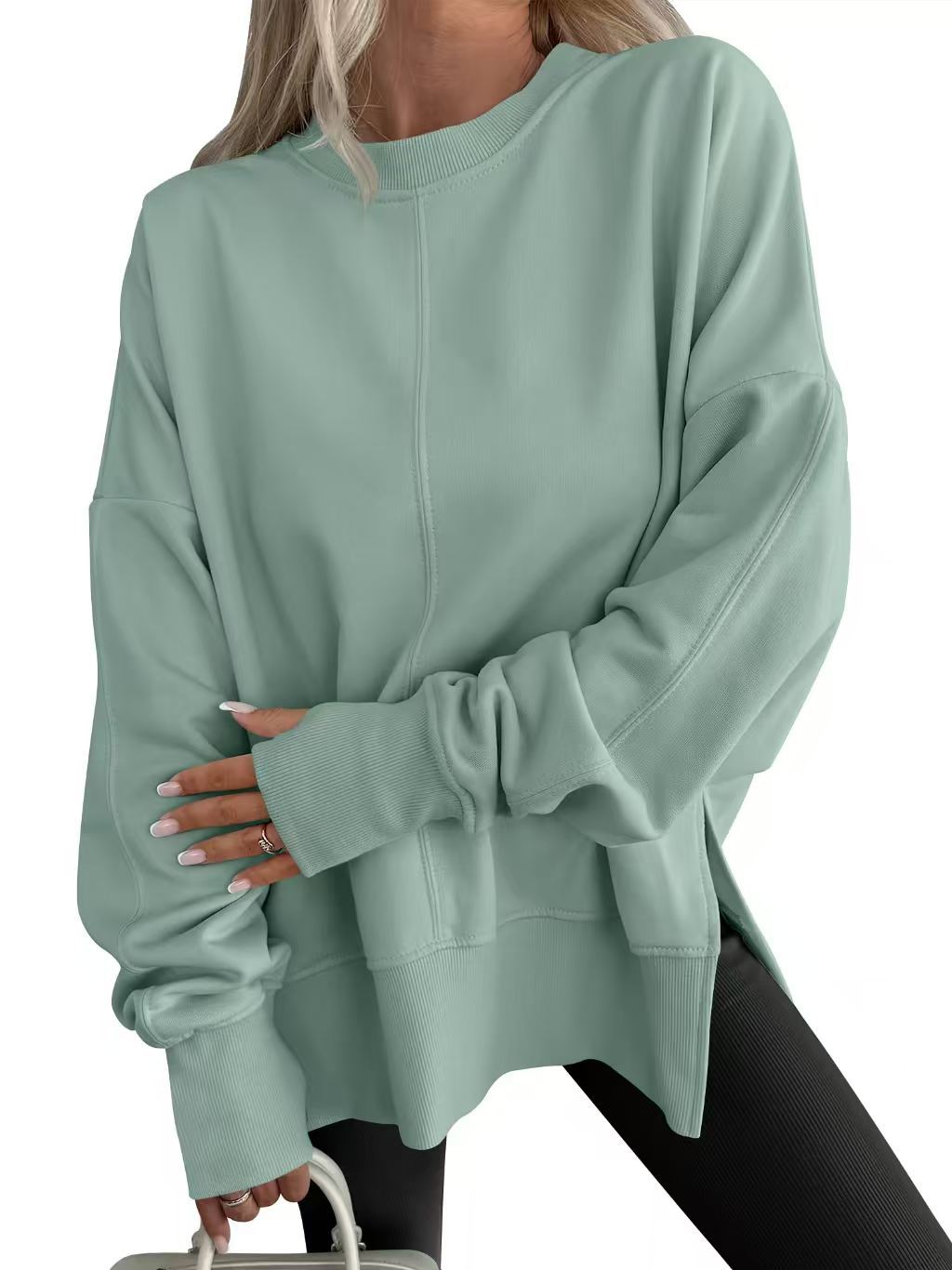 Comfortable Oversized Drop-Shoulder Sweatshirt