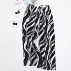 Bandana Paisley Print Wide-Leg Drawstring Pants