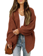 Katya™ | Chunky Knit Oversized Open Cardigan