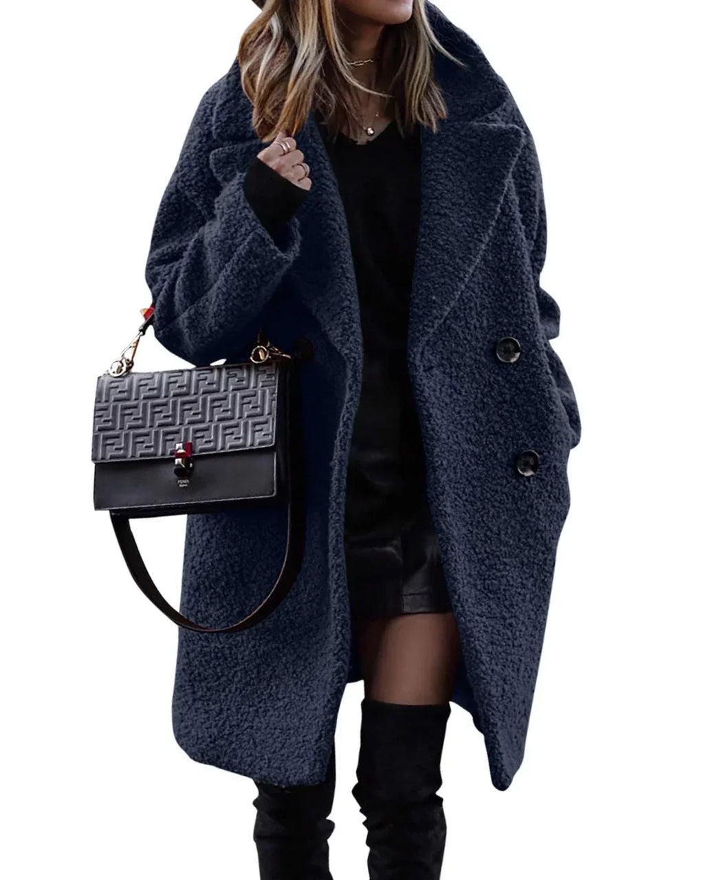 Susan™ | Long Plush Coat