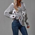 Lydia™ | Elegant Knit Sweater with Lace